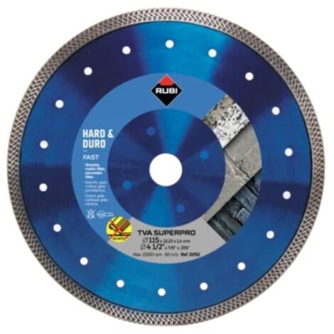 Rubi 31932 TVA SUPERPRO Turbo Viper DRY CUT Diamond Blade