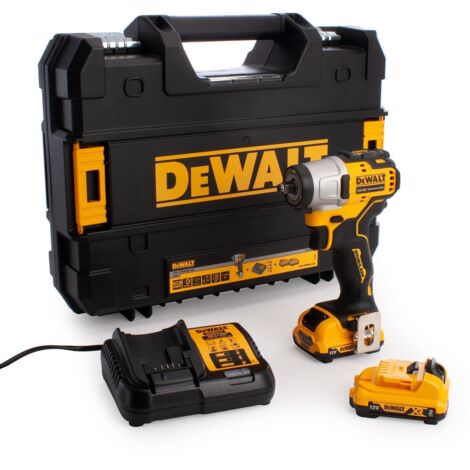 DEWALT DCF902D2 XR Brushless Sub-Compact 3/8in Impact Wrench 12V 2 x 2.0Ah Li-ion DEWDCF902D2 (1/5)
