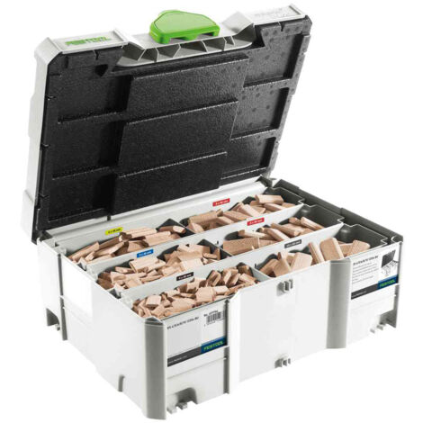 Festool 576794 Domino Sytainer Kit, DS 4/5/6/8/10 1255xBU Formerly 498899 - DS 4/5/6/8/10