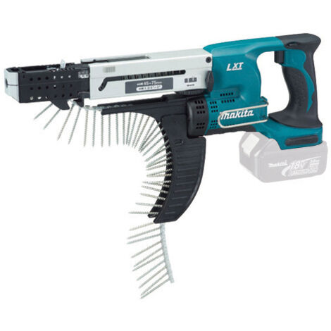 Makita DFR750Z 18v LXT 75mm Auto Feed Screwdriver Bare Unit (1/5)