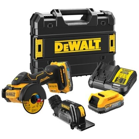 Dewalt DCS438E2T 18v XR Brushless 76mm Cut Off Tool Kit C/W Powerstack Battery