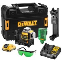 DeWalt DCE089D1G 12V Self-Levelling 360 Cross Line Laser Kit (1 x 2.0Ah Battery, Charger & Case)