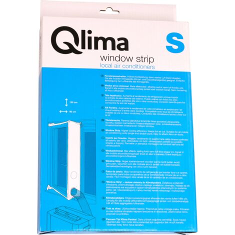 Kit adaptateur pour petite fenêtre Qlima 90x130 cm gris