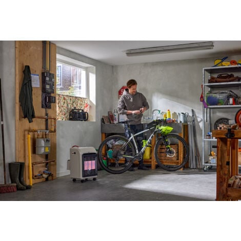 Poêle à  gaz Qlima GH741RM G1/2 blanc et noir 4100W