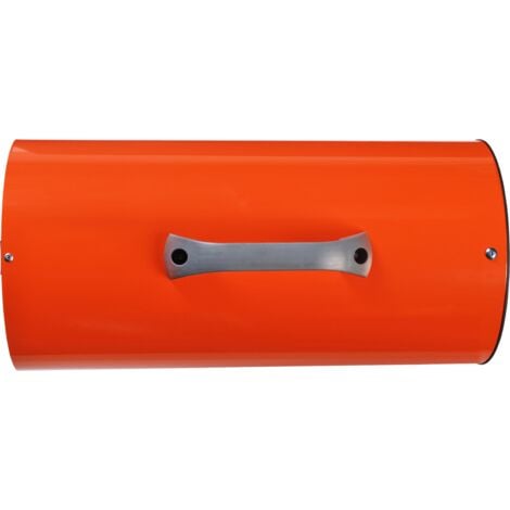 Chauffage de chantier gaz Qlima GFA 1015 avec détendeur gaz orange/gris
