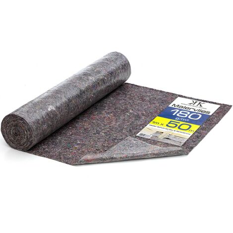 Kestek Malervlies 180 G/m² – 1x10 M, Rutschhemmend, Wasserdicht, Zum Schutz Von Böden Bei Renovierung