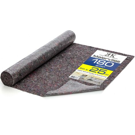 KK Verpackungen® Malervlies Abdeckvlies Schutzvlies PE-Folie 25m 180g/m² (1/5)