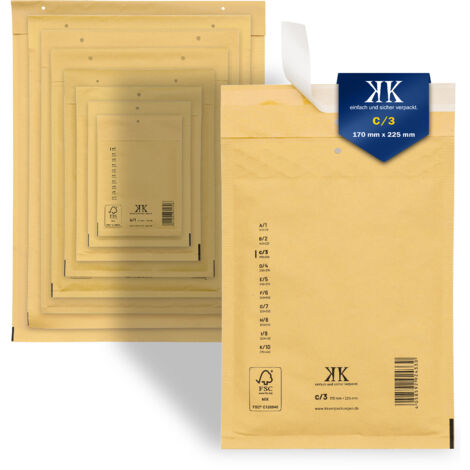 verpacking Luftpolstertaschen Versandtaschen Luftpolsterumschlag C3, Innenmaß 150 x 215 mm verpacking Luftpolstertaschen Versandtaschen Luftpolsterumschlag C3, Innenmaß 150 x 215 mm