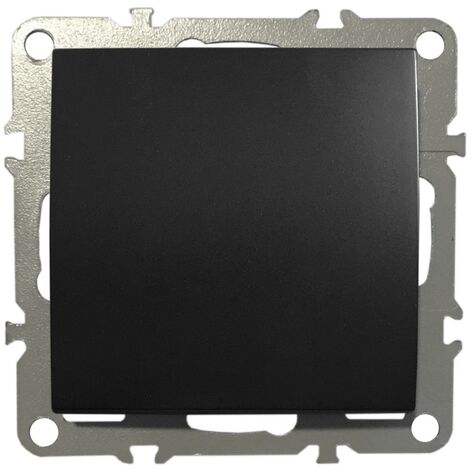 Klingeltaster 1-Fach Aufputz 84x84x13,5mm 220-250V 10A Braun IP20