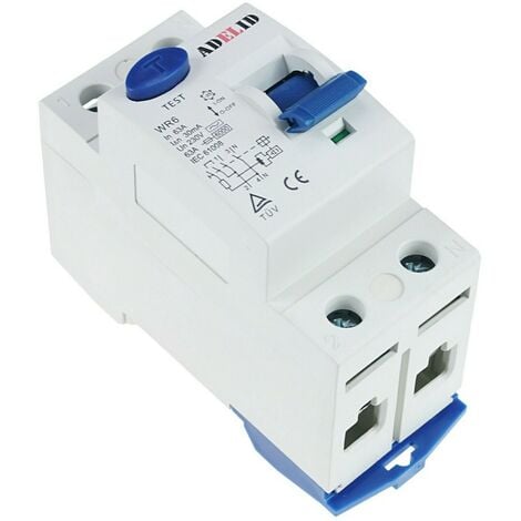 FI-Schutzschalter 4polig 30mA Typ A - 16A Fehlerstromschutzschalter Für 230V/400V