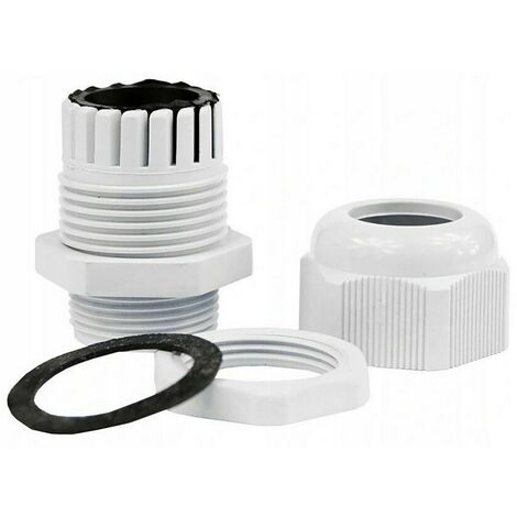 10 Stück Kabelverschraubungen einstellbare 4-8mm Kabeldurchführungen M16x1,5 IP68 wasserdicht Grau