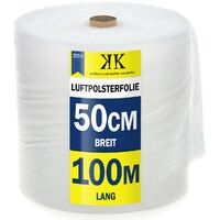 LUFTPOLSTERFOLIE 0,5x100m FREI HAUS 50m² Noppen-Folie 60 my KOSTENLOSER VERSAND