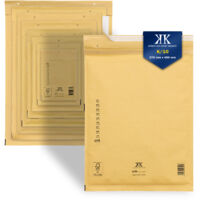100 Luftpolster-Versandtaschen K10 K/10 370x480mm (Außenmaß) Braun
