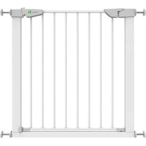 Barriere De Securite Porte Et Escalier Blanc Pour Enfants Et Animaux 76 84cm