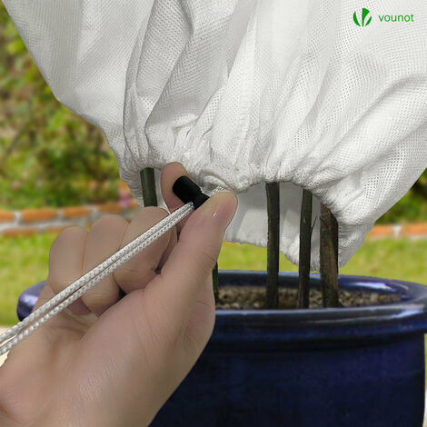 Housses Hivernage Plantes – Lot De 3, 120x180 Cm, Voile Non Tissé, Zip Et Cordon De Serrage