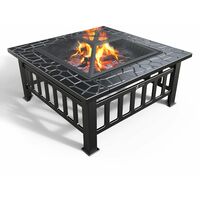 Brasero extérieur VOUNOT - 3 en 1 - Pour jardin et balcon