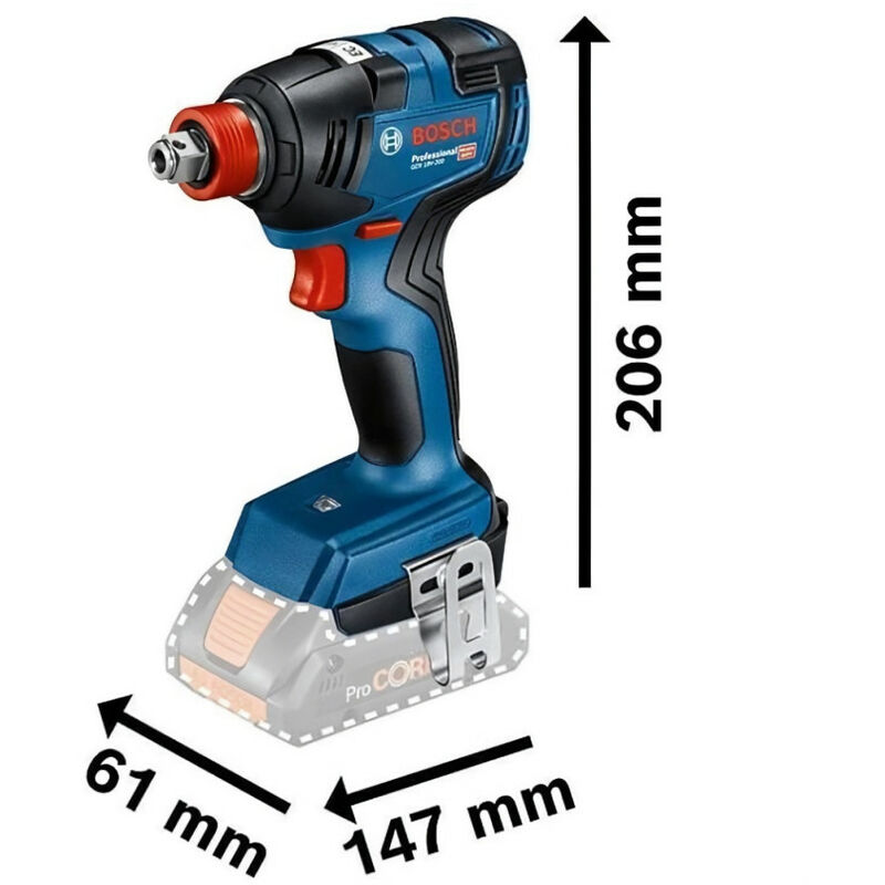 Bosch Professional Combikit visseuse à chocs sans fil GDR 18V-160 +  perceuse-visseuse sans fil GSR 18V-21 + chargeur