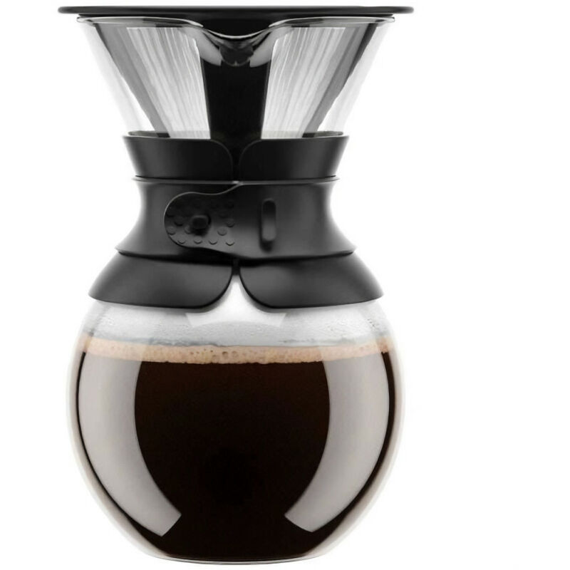 Bodum Cafetière électrique à dépression 1000W 8 tasses Noir 1L 