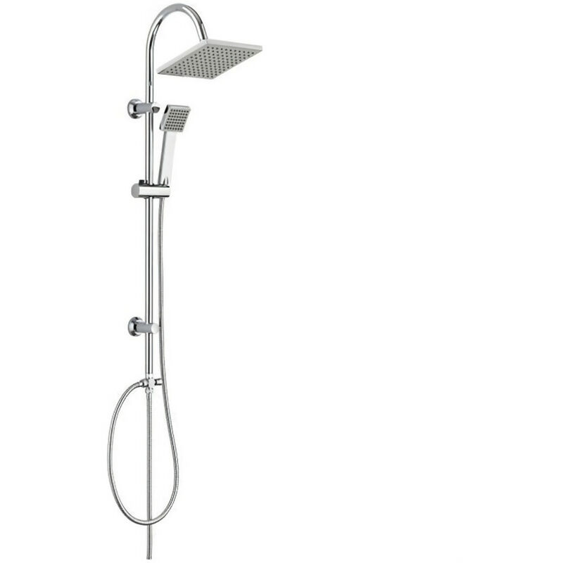 ONECE Ensemble de Douche Thermostatique, Tête de Douche 25cm Ultra-mince  Effet Miroir, Colonne de Douche Hauteur Réglable, Système de Douche Carré  avec Corps Thermostat, Douchette à Main Laiton : : Bricolage