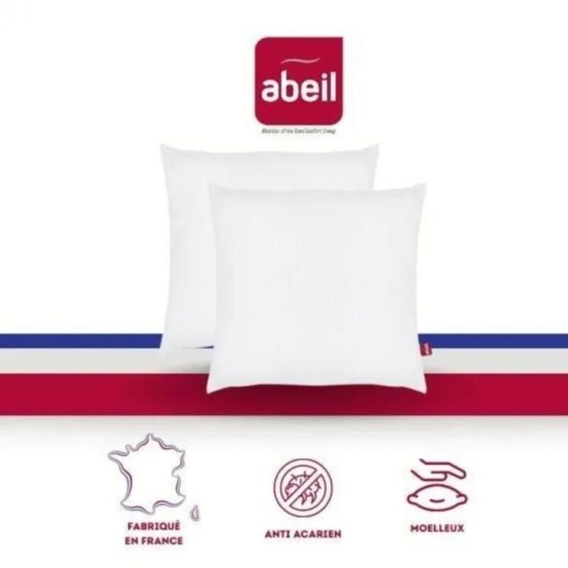 Housse D'oreiller Absorbante Linnea Antonin 40x40 Cm - Molleton Coton, Anti-acariens, Lavable 60°C - Fabriqué En France