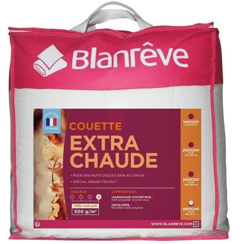 Couette EXTRA CHAUDE - Douce -Anti-Acariens
