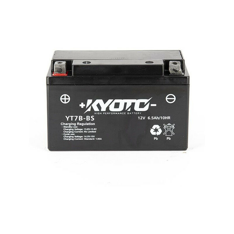 Batterie YB4L-B SLA AGM KYOTO - 12V Sans Entretien, Prête à L'emploi, Pour Alarmes, UPS, équipements électroniques