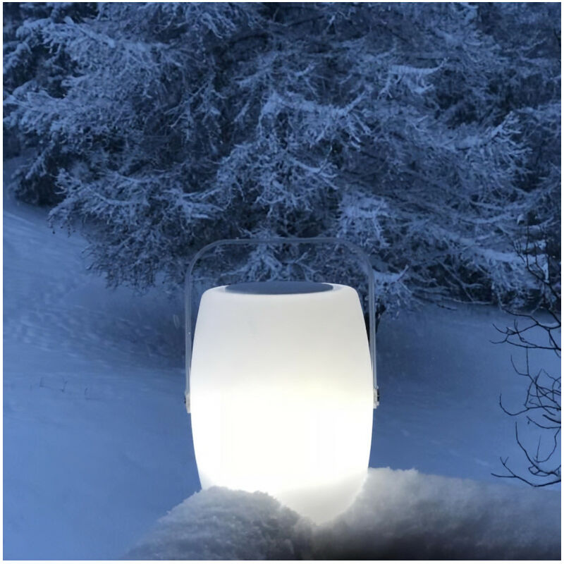 Lampe solaire d'extérieur à LED avec haut-parleurs Bluetooth 33 x 150 cm -  Chalêt-Jardin