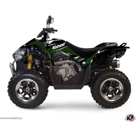 Kit Déco Quad Evil Polaris 1000 Sportsman XP S Forest - 2020-2023 - Gris/Vert - Marque Kutvek