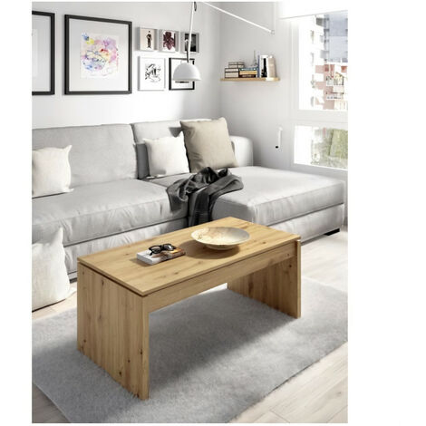 Table basse relevable + coffre Elina