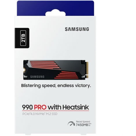 SAMSUNG 990 Pro SSD 4To M.2 2280 PCIe 4.0 x4 NVMe 2.0 BE (P)