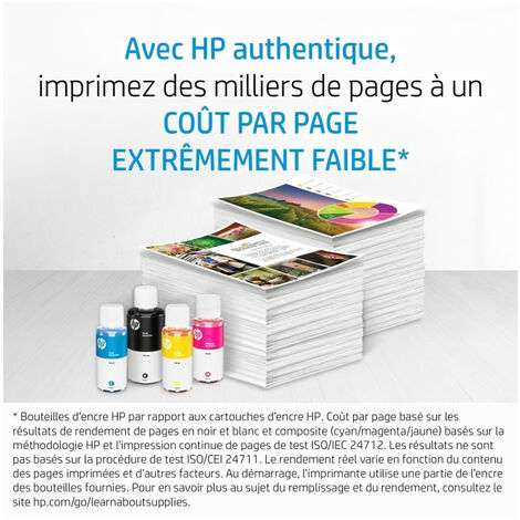 HP 31 Bouteille d'encre magenta authentique 70 mL (1VU27AE) pour HP Smart Tank 455/457/513/Plus 555/Plus 559/Plus 570/Plus 655