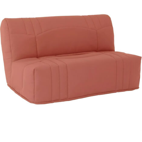 Banquette 2 Places BZ DREAM - Tissu 100% Coton Terracotta - Couchage ...