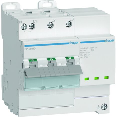 Parafoudre avec protection intégrée type2 1P+N Legrand Réf.003951
