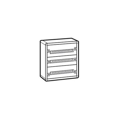 Coffret Distribution Métal Xla3 160 3 Rangées 600X575X147Mm - 72 Modules