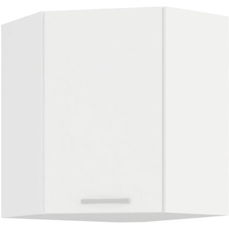 ATLAS Meuble haut d'angle - Décor blanc - L58x58cm