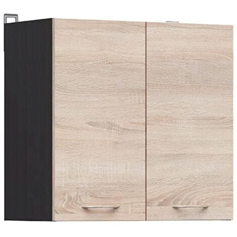 JUNONA Meuble haut 60 cm - 2 Portes - Chene sonoma