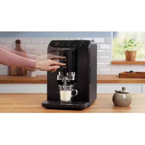Machine a café broyeur expresso - BOSCH - TIE20119 Serie 2 - 1300 W - 250 g de grains - 1,4 L - Noir
