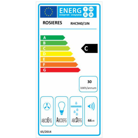 ROSIERES - Hotte visière RHC940/1IN