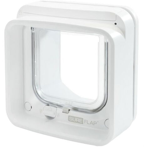 SUREFLAP Chatiere Connect a puce électronique - iDSCFWT - Blanc