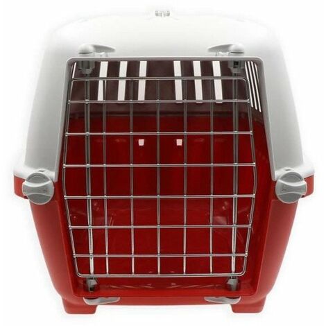 Aime Caisse De Transport Pratiko Pour Chien Et Chat 48 X 31 X 32 Cm Rouge