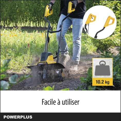 Powerplus Motoculteur Électrique POWXG72010 - Motobineuse Electrique de