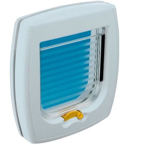 Ferplast Chatiere manuelle a 2 voies Swing 1SB Blanc 72101011