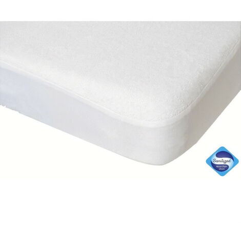 Drap housse jersey blanc (50 x 100 cm) : Domiva