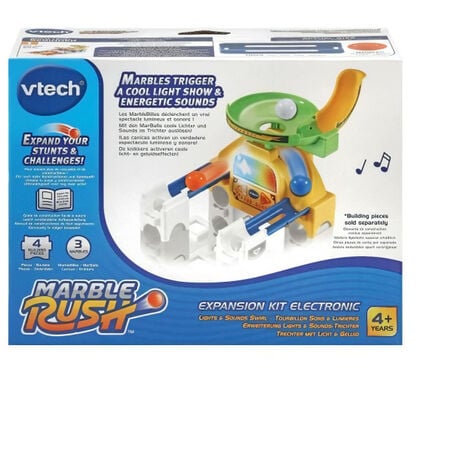 VTECH - Marble Rush Circuit a Billes - Expansion Kit Electronic -  Tourbillon Sons et Lumieres