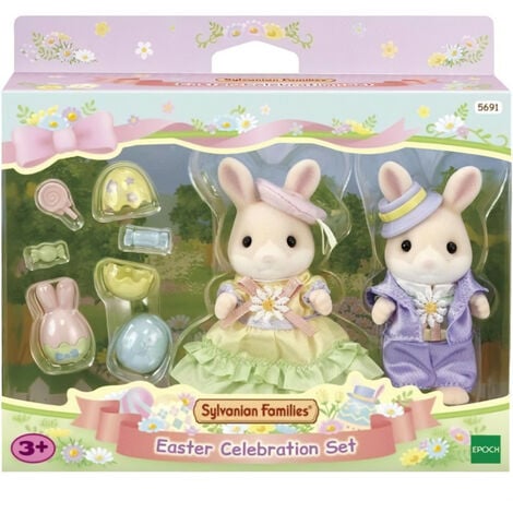 Sylvanian Families - Set Famille Lapin Gris