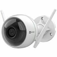 IP67 étanche Caméra IP Wi-FI avec Alarme Flash EZVIZ C3N 1080P Caméra Surveillance WiFi Extérieure Vision Nocturne en Couleur à 30m Compatible avec Alexa H.265 avec Détection de Personne par IA 