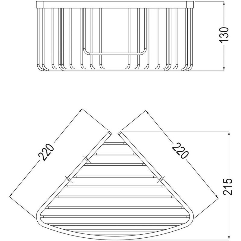Portagel cesta de ducha y bañera sin taladros SOLANO, muy ligero, de acero  inoxidable acabado cromo brillo – Llavisan