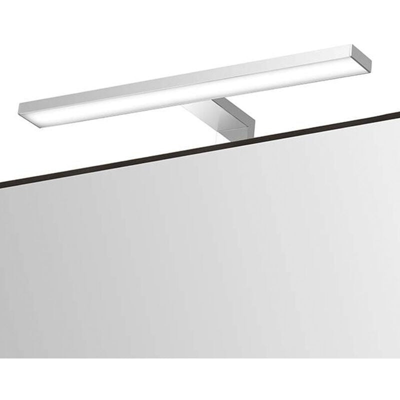 Aplique LED 30cm BASIC. Para colocación en espejo o mueble de baño. Potencia 8W. Tipo de luz neutra 4000K. 400 lúmenes