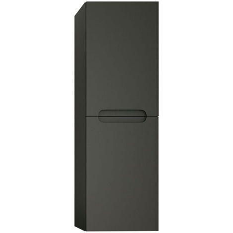 Kibath Mueble auxiliar de baño VICTORIA 35x27 cm acabado GRAFITO mate de colgar (1/5)