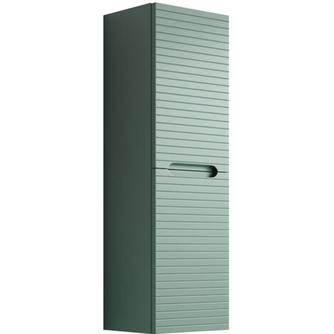 Kibath Mueble auxiliar de baño BOREAL 35x27 cm acabado VERDE LAGO mate de colgar